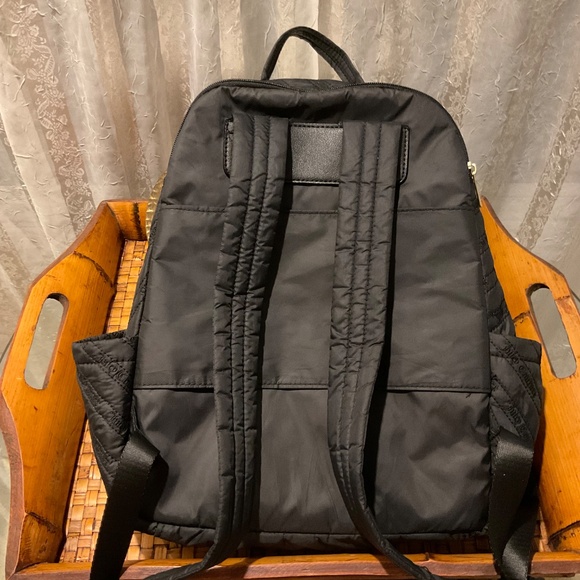 Juicy Couture Rare Cloud Nine Black Quilted Laptop Sleeve Backpack - Picture 4 of 7